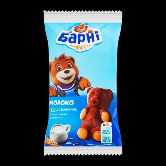 БІСКВІТ БАРНІ в ас. 30г — асортимент солодощів Альфа-Богуслав