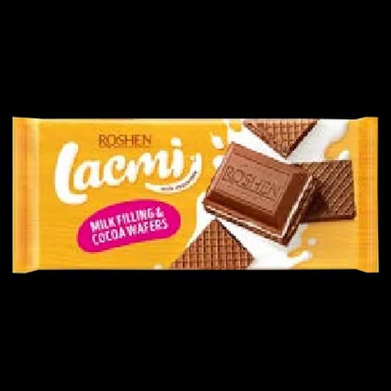 LACMI МОЛ. З ВАФЛЕЮ 90Г — асортимент солодощів Альфа-Богуслав