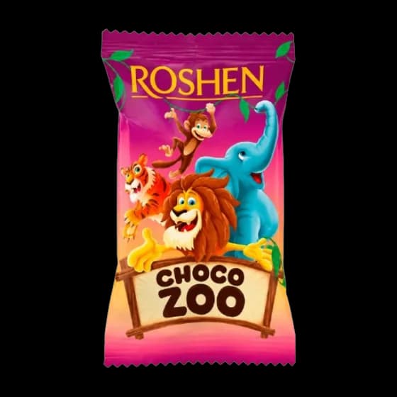 CHOCO ZOO з молочно-шоколадною начинкою — асортимент солодощів Альфа-Богуслав