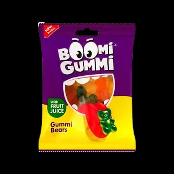 ЦУКЕРКИ ЖЕЛЕЙНІ Boomi Gummi Bears 70г — асортимент солодощів Альфа-Богуслав