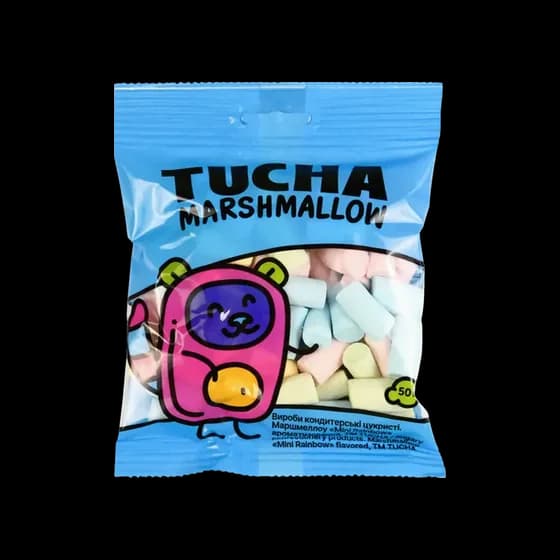 МARSHMALLOW TUCHA 50 г — асортимент солодощів Альфа-Богуслав